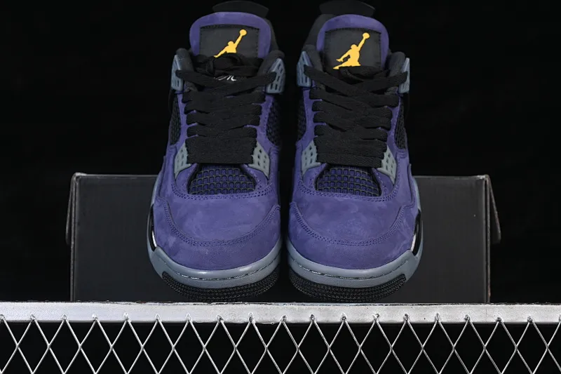 All categories Air Jordan Jordan series basketball shoes Air Jordan 4 TK version Air Jordan 4 Retro "Lakers" AJ4 Joe 4 Lakers Purple Gold FV5029-500